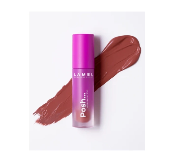 Lamel Posh Matte Liquid Lip Stain Lippenstift 405 Punch Pink 4ml