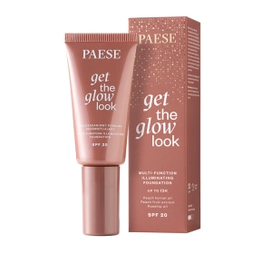Paese Get The Glow Look Leuchtendes Make-up-Fluid für das Gesicht 3N Warm Beige 30ml