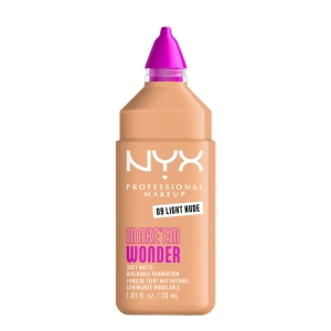 NYX Professional Makeup Make 'Em Wonder Leichte mattierende Foundation 09 Light Nude 30 ml