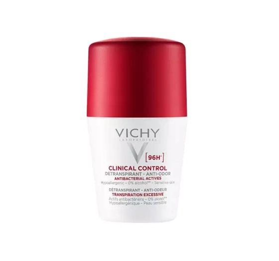 Kliknij na zdjęcie, aby je powiększyć VICHY CLINICAL CONTROL 96H ANTITRANSPIRANT ROLL-ON EMPFINDLICHE HAUT 50ML