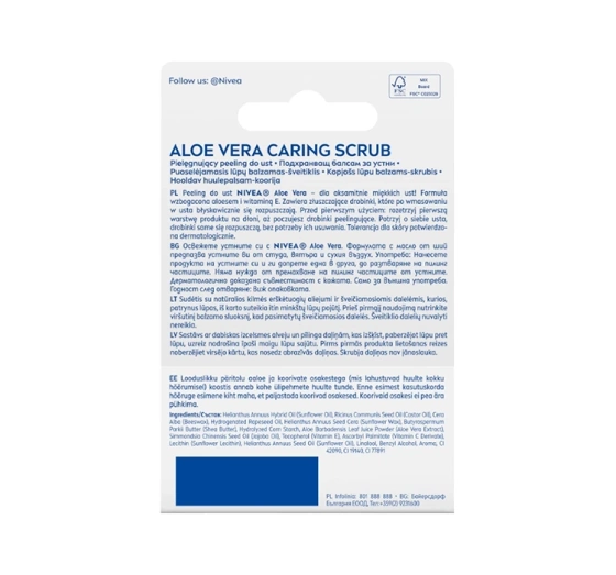 NIVEA SUPER SOFT LIPS LIPPENPEELING ALOE VERA 4,8G