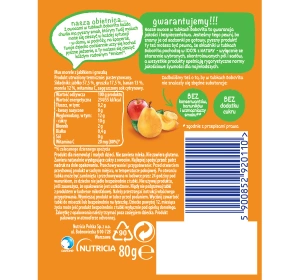 BoboVita Fruchtmus ab dem 6. Monat: Aprikosen mit Apfel und Birne, 80 g