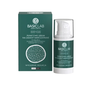 BasicLab Esteticus Punktuelles Serum gegen mikroinflammatorische Hautveränderungen für Tag und Nacht 15 ml