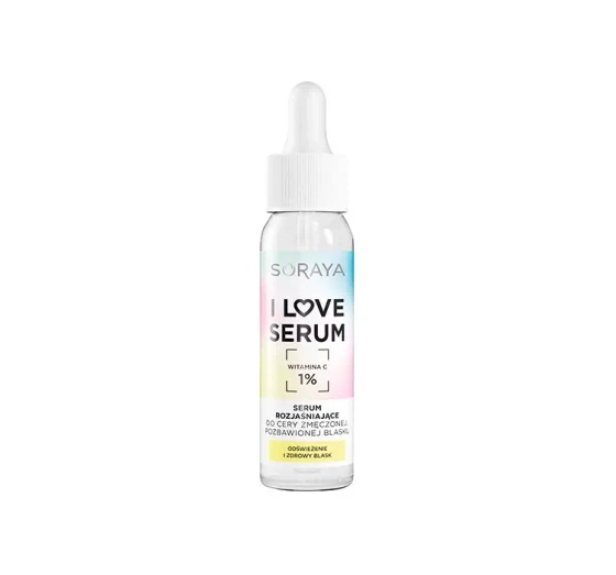 SORAYA I LOVE SERUM AUFHELLENDES SERUM FÜR MÜDE UND MATTE HAUT VITAMIN C 1% 30ML