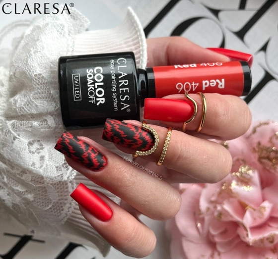 Claresa UV/LED-Hybridnagellack Red 406 5 g