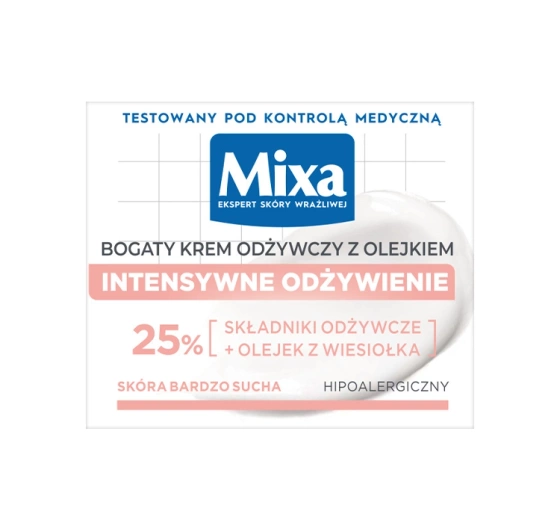 Mixa Reichhaltige Pflegecreme mit Öl für trockene Haut 50 ml