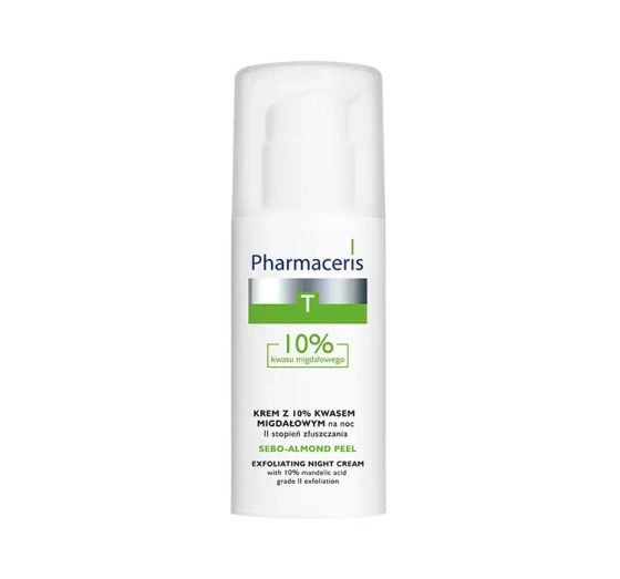 PHARMACERIS T SEBO ALMOND PEEL NACHTCREME MIT 10% MANDELSÄURE 50ML