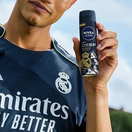 NIVEA MEN Deep Sport Limited Edition Real Madrid Antitranspirant für Männer 150 ml