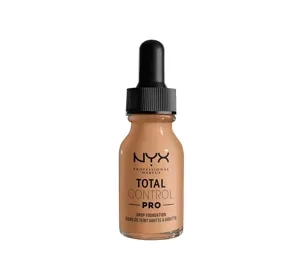 NYX Professional Makeup Total Control Pro Drop Foundation flüssige Grundierung 7.5 Soft Beige 13 ml