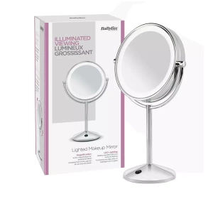 Babyliss zweiseitig beleuchteter Schminkspiegel 9436E