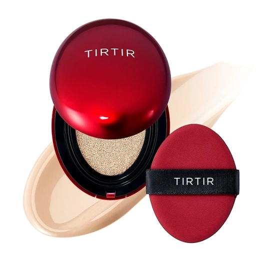 TIRTIR Mask Fit Red Cushion SPF 40 PA++ Langanhaltende Compact Foundation 29N Natural Beige 18g
