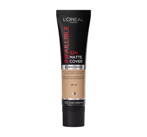 LOREAL PARIS INFAILLIBLE 24H MATTE COVER FOUNDATION 115 GOLDEN BEIGE 30ML