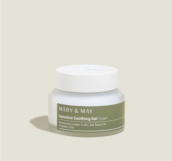 Kliknij na zdjęcie, aby je powiększyć Mary&May Sensitive Soothing Gel Cream – beruhigende Gesichtscreme 70 g