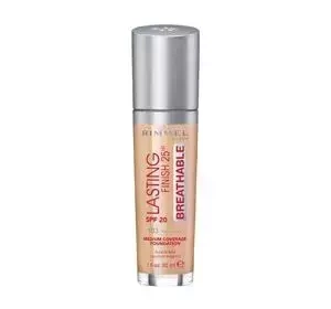 RIMMEL LASTING FINISH 25H BREATHABLE FOUNDATION GRUNDIERUNG 103 TRUE IVORY