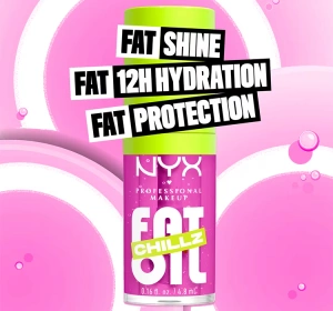 NYX Professional Makeup Fat Oil Chillz Lipgloss 16 Strawberry Slush 4,8 ml