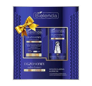 Bielenda Egzosomy Młodości Geschenkset Anti-Falten-Gesichtscreme 70+ 50 ml + lifternde Augencreme 15 ml