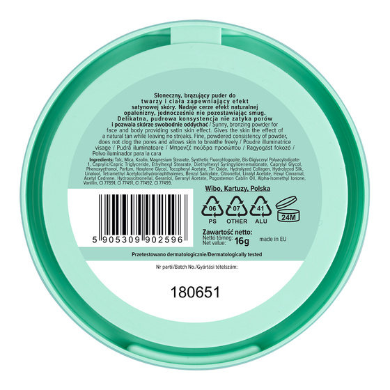 LOVELY SUNNY POWDER GEPRESSTER BRONZER MIT SATINFINISH 16G