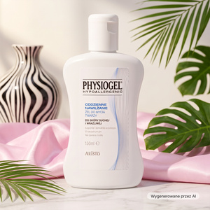 Physiogel Hypoallergenic Daily Moisture – Gesichtsreinigungsgel für trockene und empfindliche Haut, 150 ml