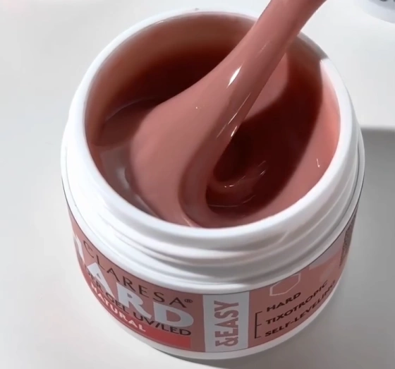 Kliknij na zdjęcie, aby je powiększyć Claresa Hard & Easy Aufbaugel Natural 12 g