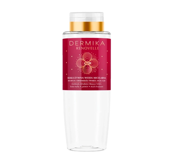 Dermika Renovelle Exklusives Jasmin-Mizellenwasser zur Reinigung und Make-up-Entfernung 400 ml 