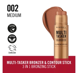 Rimmel Multi Tasker Bronzer Stick 002 Medium 4,5g