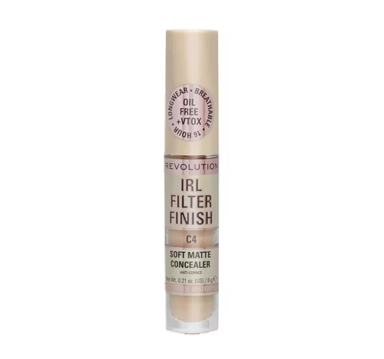 MAKEUP REVOLUTION IRL FILTER FINISH CONCEALER C4 6G