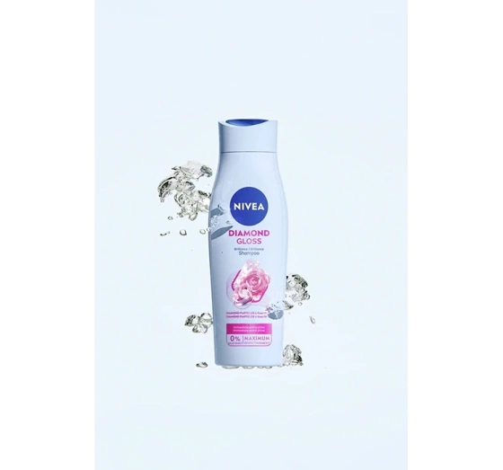 Kliknij na zdjęcie, aby je powiększyć NIVEA Diamond Gloss Sanftes Pflegeshampoo 400ml