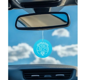 CLEANGANG AUTODUFT ANHÄNGER SILVER CLOUDS 4 STÜCK