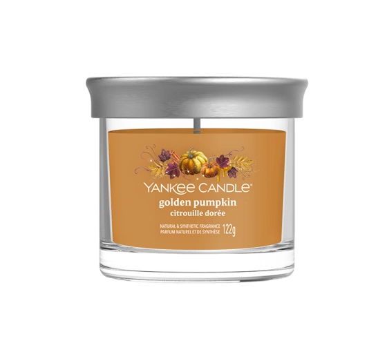 Kliknij na zdjęcie, aby je powiększyć Yankee Candle Signature Tumbler Duftkerze Golden Pumpkin 122 g