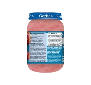 Gerber Apfel-Bananen-Püree mit Erdbeeren nach dem 6. Monat 190g