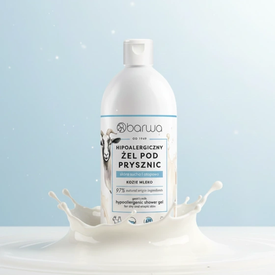 Barwa Hypoallergenes Duschgel für trockene Haut Ziegenmilch 400 ml