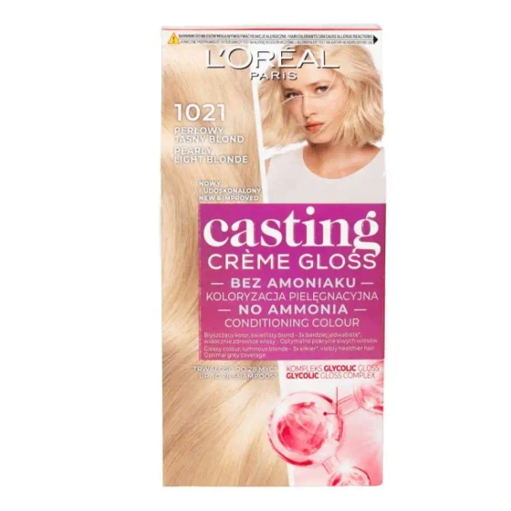 LOREAL CASTING CREME GLOSS HAARFARBE 1021 HELLES PERLENBLOND