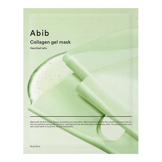 Kliknij na zdjęcie, aby je powiększyć Abib Collagen Gel Mask Heartleaf Jelly – Kollagen-Gesichtsmaske 35 g