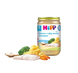 HiPP Bio Menü nach dem 9. Monat Nudeln mit Meeresfisch und Brokkoli 220g