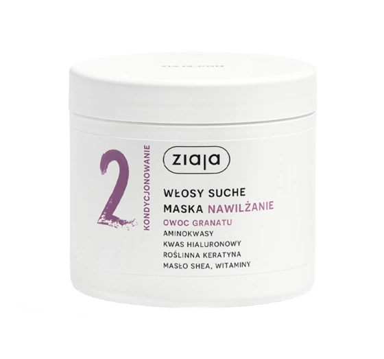 Ziaja Feuchtigkeit Granatapfel Haarmaske 350ml