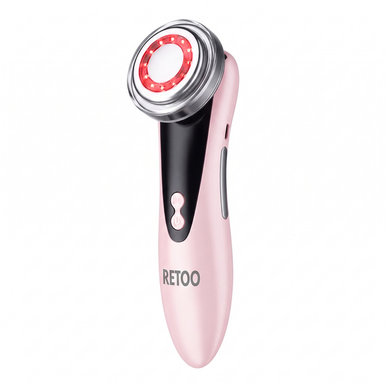 Retoo Ultraschall-Gesichtsreinigungsgerät – 4-in-1-Gerät für Gesichtsreinigung, Massage und nadelfreie Mesotherapie 