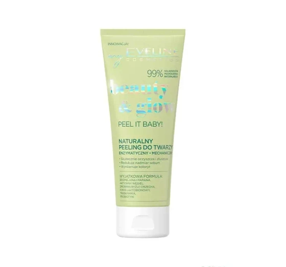EVELINE BEAUTY&GLOW PEEL IT BABY NATÜRLICHES 2IN1 GESICHTSPEELING 75ML