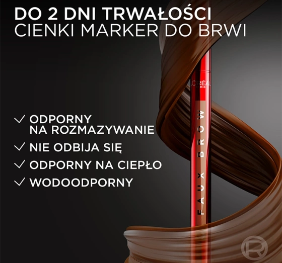 Kliknij na zdjęcie, aby je powiększyć L'Oréal Paris Faux Brow Präziser Augenbrauenstift Dark Brunette 1ml