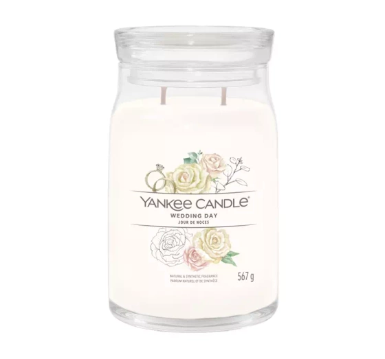 YANKEE CANDLE SIGNATURE DUFTKERZE WEDDING DAY 567G