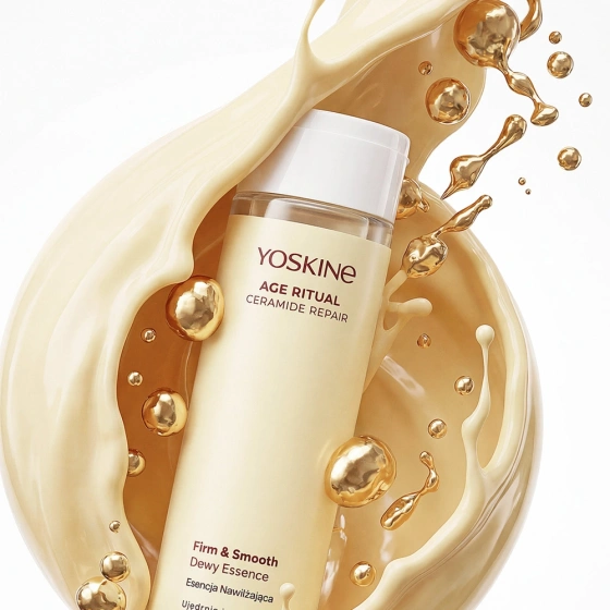 Kliknij na zdjęcie, aby je powiększyć Yoskine Age Ritual Ceramide Repair Firm & Smooth Feuchtigkeitsspendende Essenz 200 ml