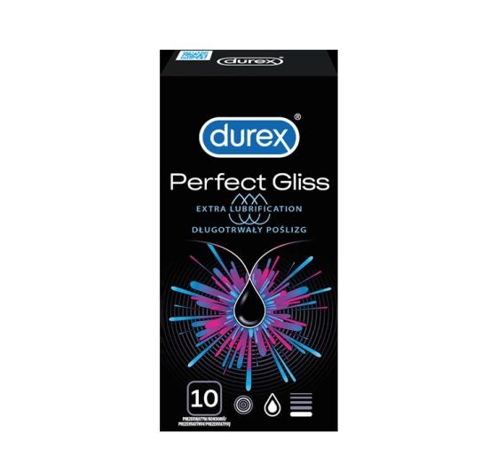 Durex Perfect Gliss Extra Lubrification Kondome 10 Stk