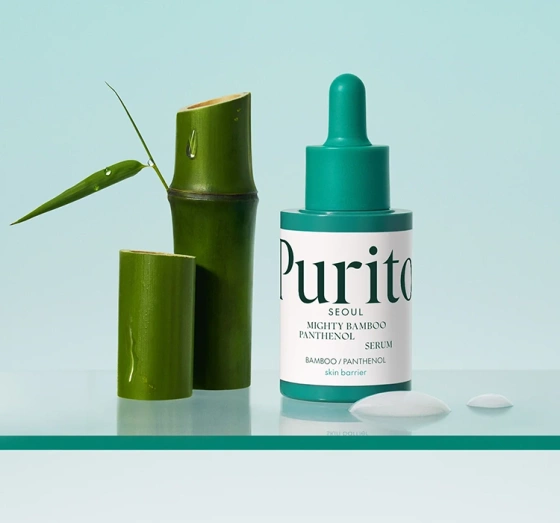 Purito Mighty Bamboo Panthenol Duftfreies Gesichtsserum 30 ml