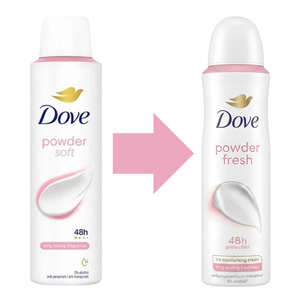Dove Powder Soft Antitranspirant-Spray für Frauen, 150 ml