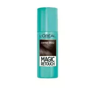 L'Oréal Paris Magic Retouch Spray gegen nachwachsende Haarwurzeln, Dunkelbraun, 75 ml
