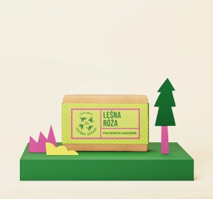 Mydlarnia Cztery Szpaki Naturseife im Stück Waldrose 110 g