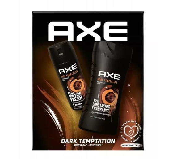 AXE DARK TEMPTATION GESCHENKSET FÜR MÄNNER GEL + DEODORANT