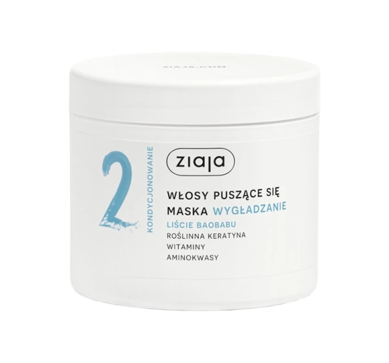 Kliknij na zdjęcie, aby je powiększyć Ziaja Glättung Baobabblätter Maske für frizziges Haar 350ml