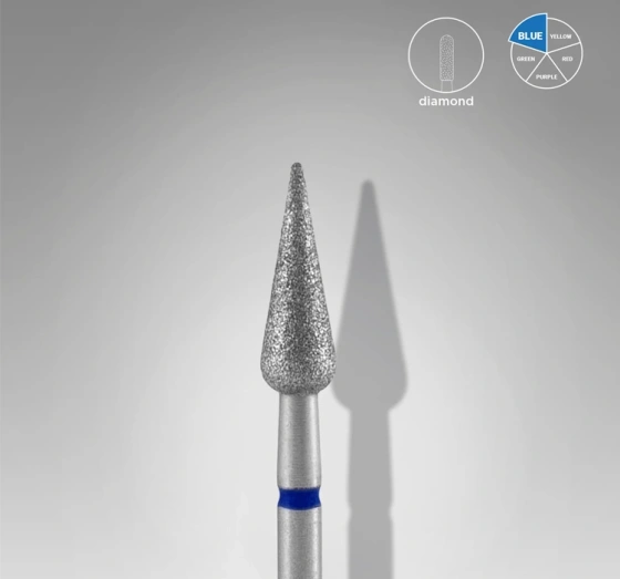 Kliknij na zdjęcie, aby je powiększyć Staleks Pro Expert Diamantfräser Birnenform blau FA100B040/12