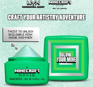 NYX Professional Makeup × A Minecraft Movie Cremiger Highlighter 01 Blow Your Mine 8 g