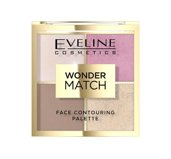 Kliknij na zdjęcie, aby je powiększyć EVELINE WONDER MATCH PALETTE FÜR GESICHTSKONTURIERUNG 01 10,8G